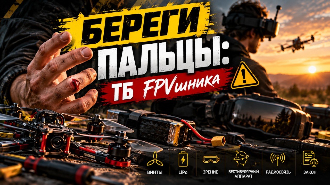Береги пальцы: ТБ FPVшника