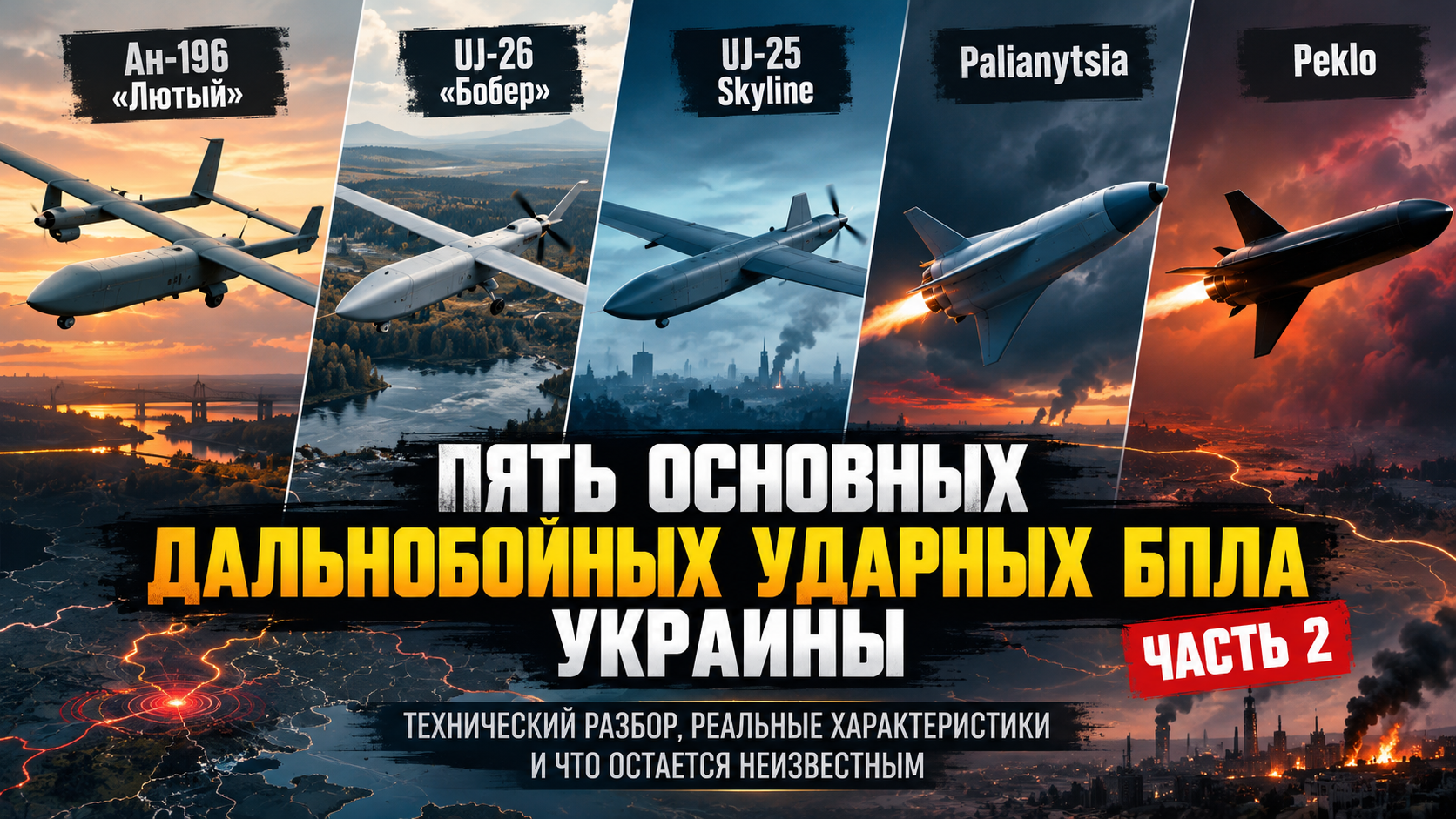 Пять основных дальнобойных ударных БПЛА Украины. Часть 2: технический разбор, реальные характеристики и что остается неизвестным