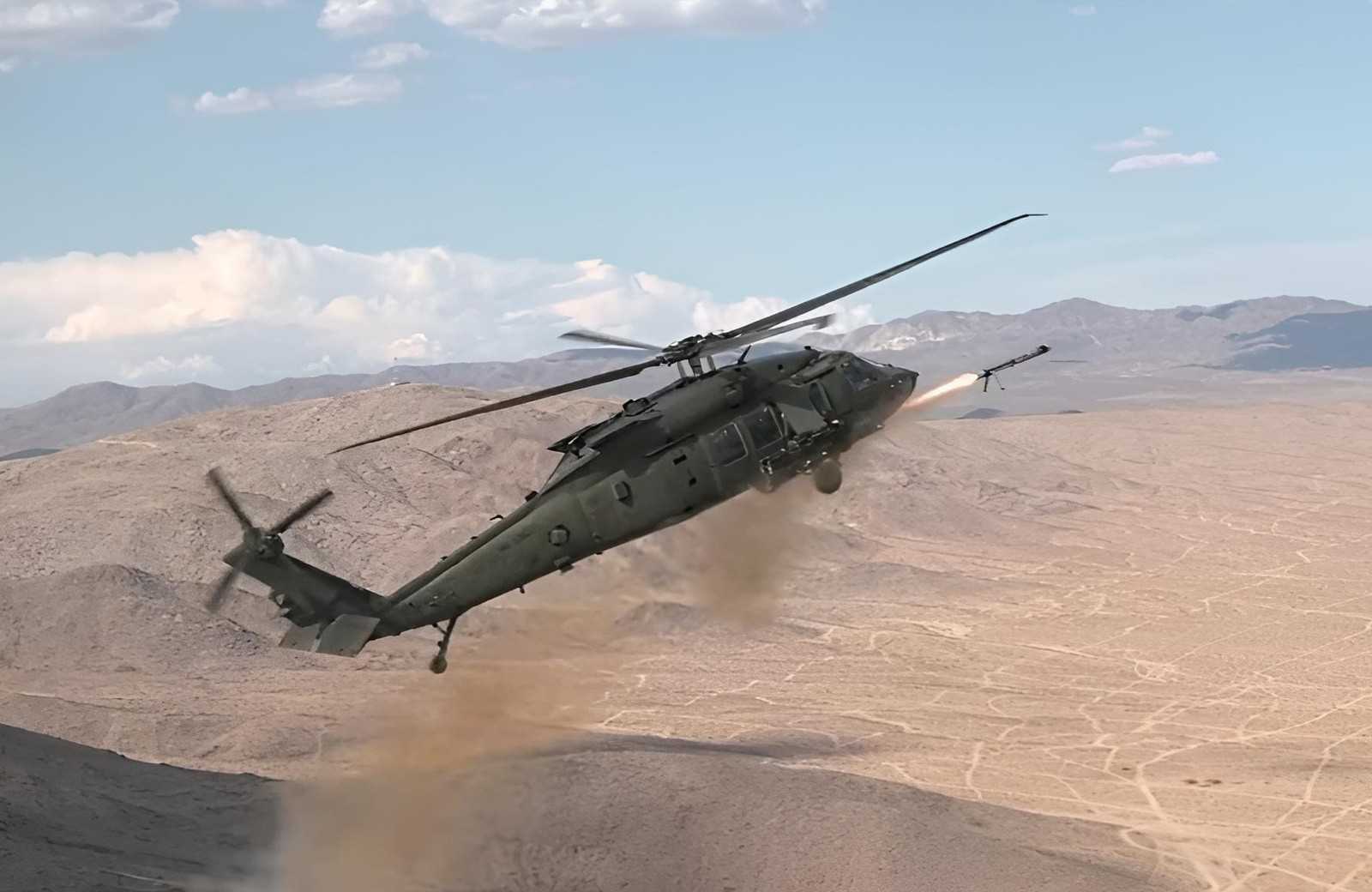 В США вертолёт Black Hawk запустил рой дронов Altius-700 для автономного поиска и поражения целей