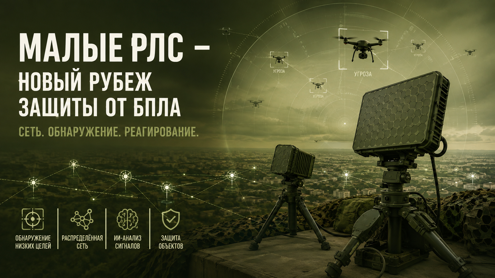 Малые РЛС: новый рубеж обнаружения беспилотников