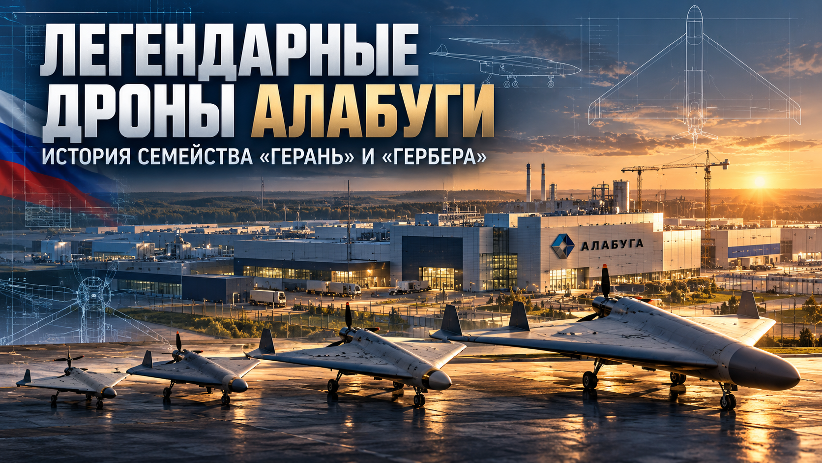 Легендарные дроны Алабуги: история семейства «Герань» и «Гербера»