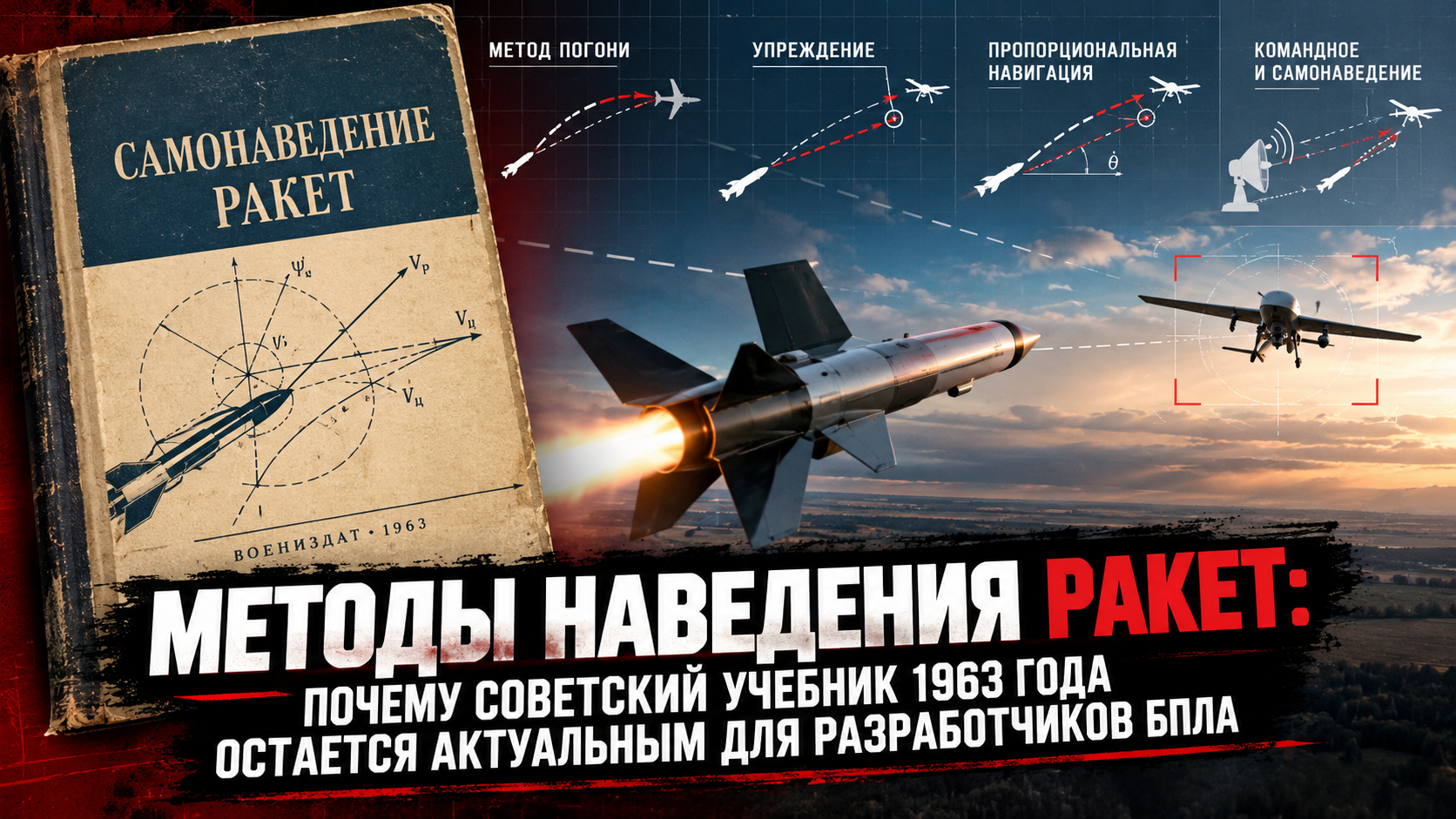 Методы наведения ракет: почему советский учебник 1963 года остается актуальным для разработчиков современных БПЛА