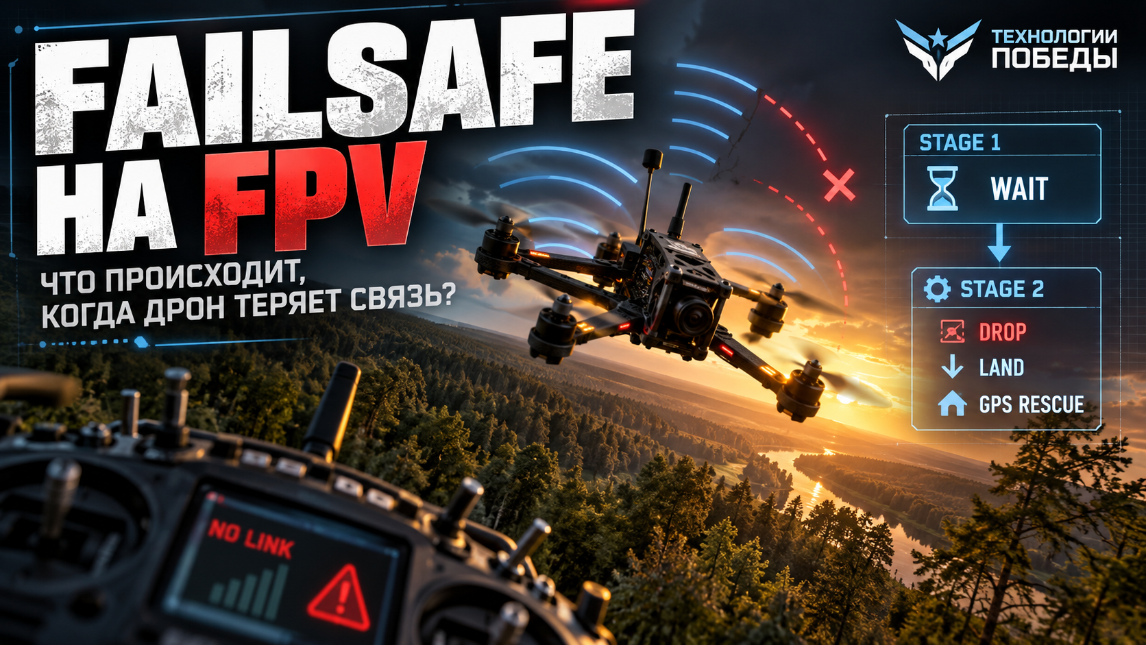 Failsafe на FPV: как дрон ведёт себя, когда теряет связь