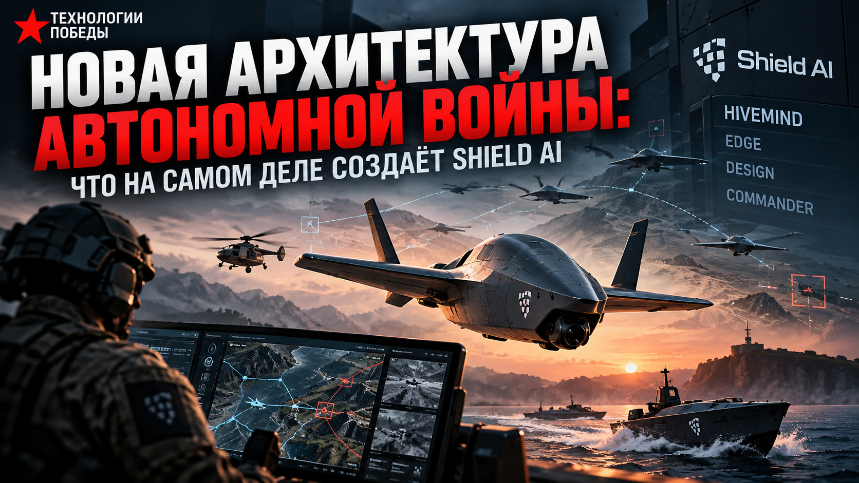Новая архитектура автономной войны: что на самом деле создаёт Shield AI