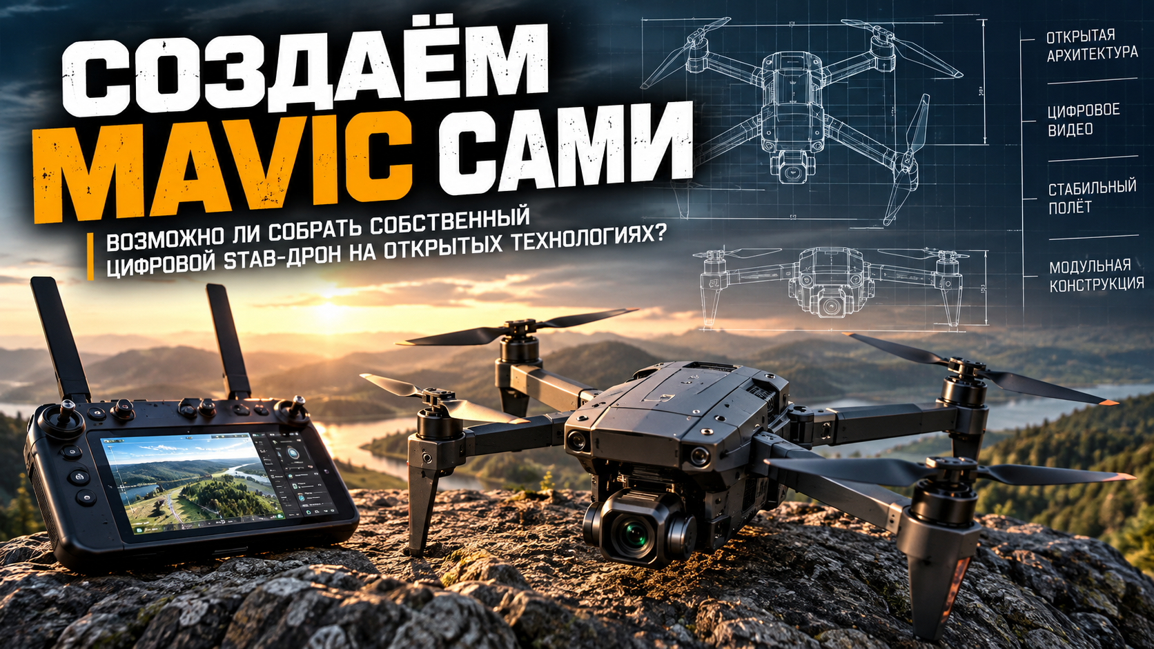 Создаем аналог Mavic своими руками: открытая платформа вместо закрытой экосистемы